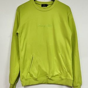 NWOT Lonely Ghost- Green Embroidered crewneck